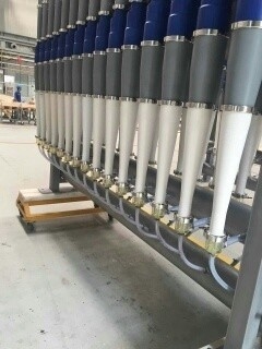 Zentralreiniger mit hoher und niedriger Konsistenz für das Gießen des Prozesses der Herstellung von recyceltem Papier